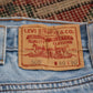 Levi's 505 W40 L30 Straight Leg Regular Fit Blue Denim Jeans