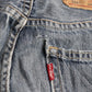 Levi's 505 W26 L26 Straight Leg Regular Fit Blue Denim Jeans