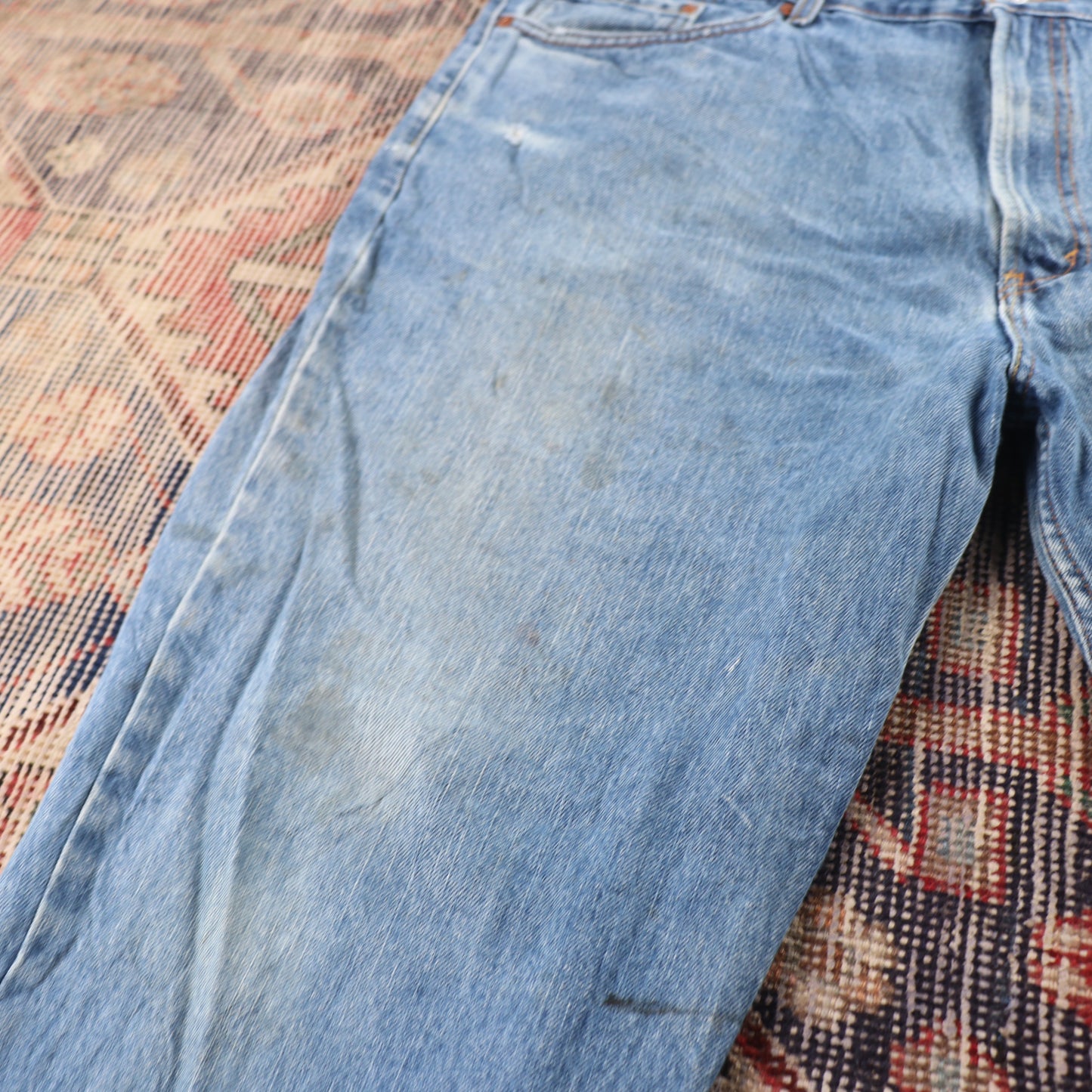 Levi's 550 Red Tab W40 L30 Tapered Leg Relaxed Fit Blue Denim Jeans