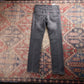 Levi's W30 L29 Straight Leg Slim Fit Black Denim Jeans