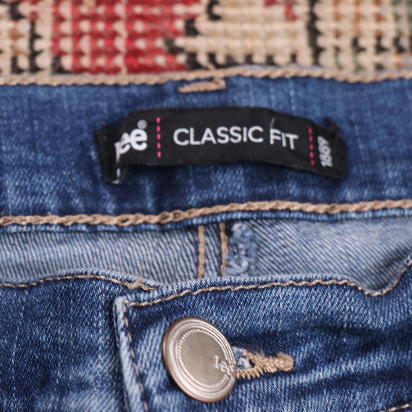 Lee W30 L30 Straight Leg Blue Denim Jeans