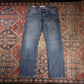Levi's 505 W36 L30 Straight Leg Regular Fit Blue Denim Jeans