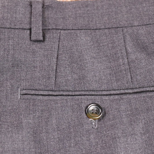 Nautica W34 L30 Straight Leg Navy Cotton Blend Trousers