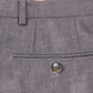 Nautica W34 L30 Straight Leg Navy Cotton Blend Trousers
