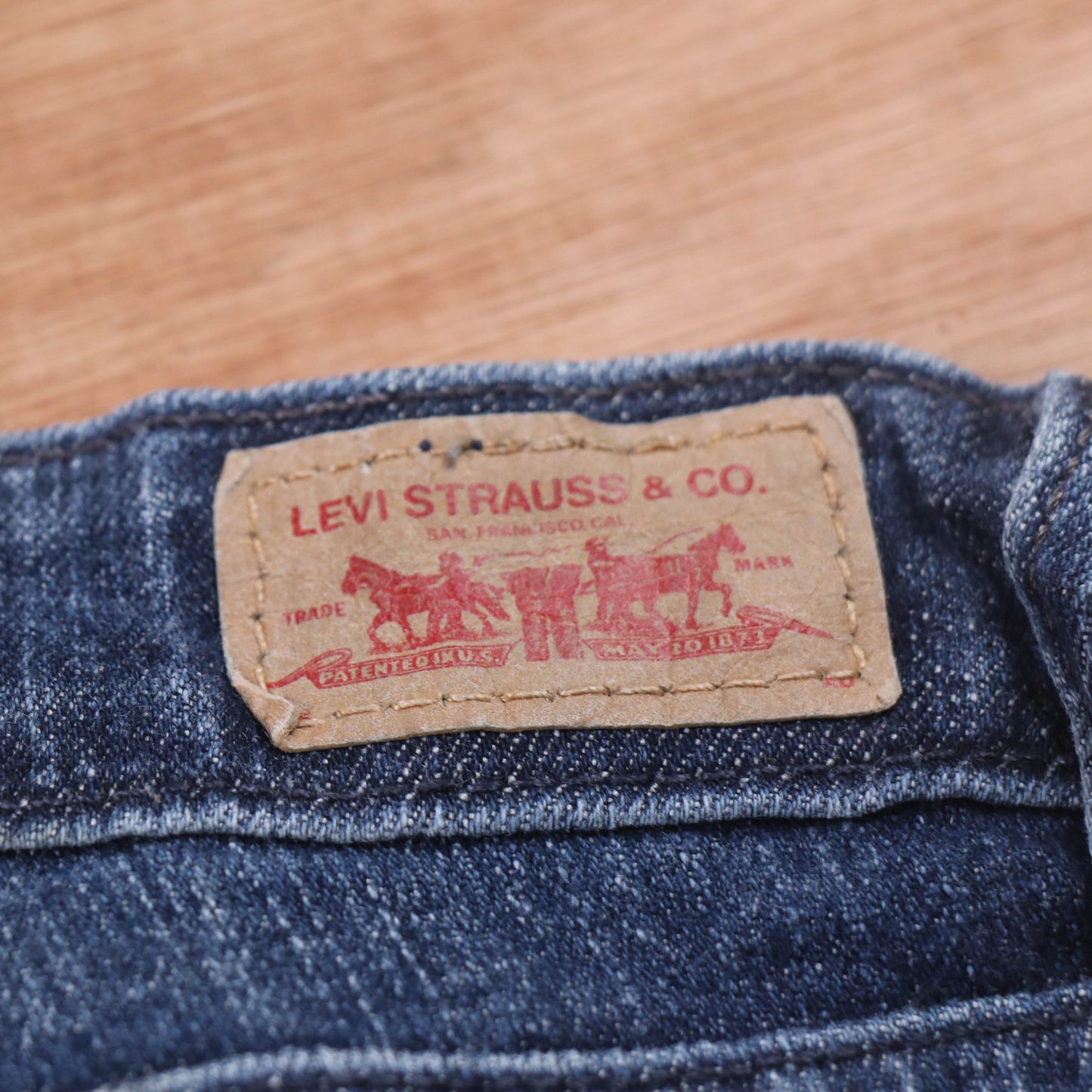 Levi's 74 Red Tab W28 L29 Skinny Blue Denim Jeans