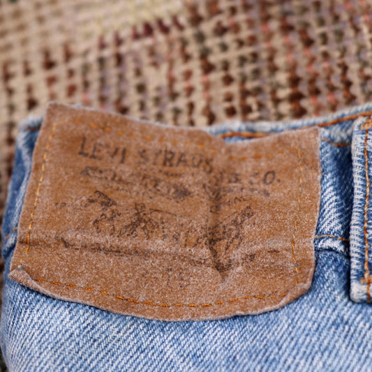 Levi's Orange Tab W40 L30 Tapered Leg Relaxed Fit Blue Denim Jeans