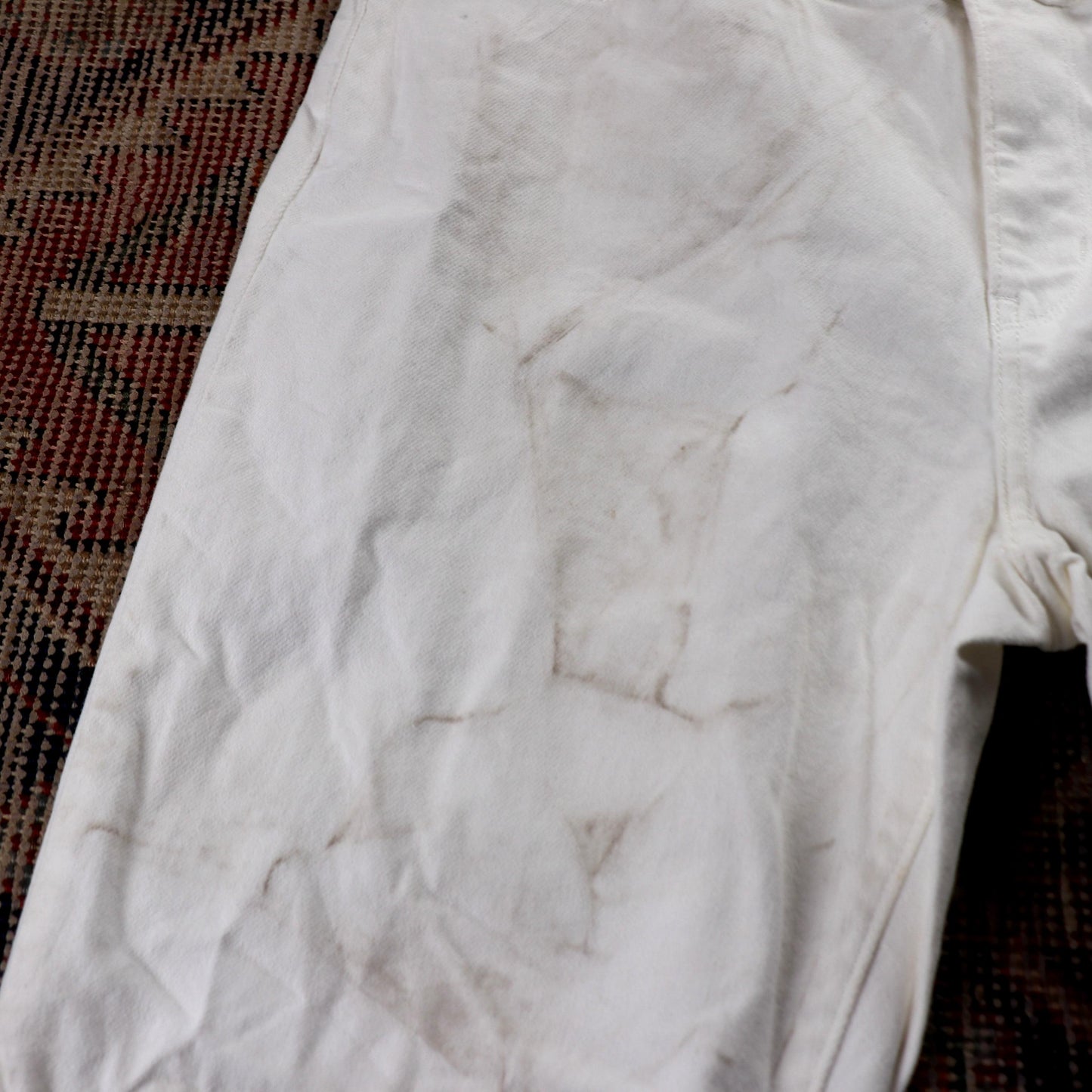 Levi's W34 L25 Slim Fit White Denim Jeans
