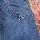 Levi's 505 W34 L30 Straight Leg Regular Fit Blue Denim Jeans
