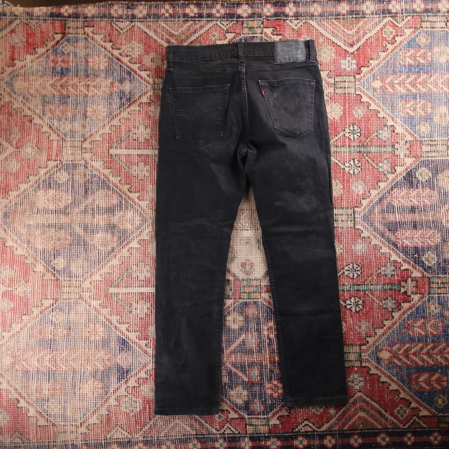 Levi's 511 Red Tab W32 L28 Slim Fit Black Denim Jeans