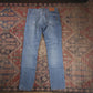 Levi's 511 W34 L32 Slim Fit Classic Ripped Style Blue Denim Jeans