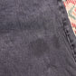 Lee W34 L33 Straight Leg Relaxed Fit Black Denim Jeans