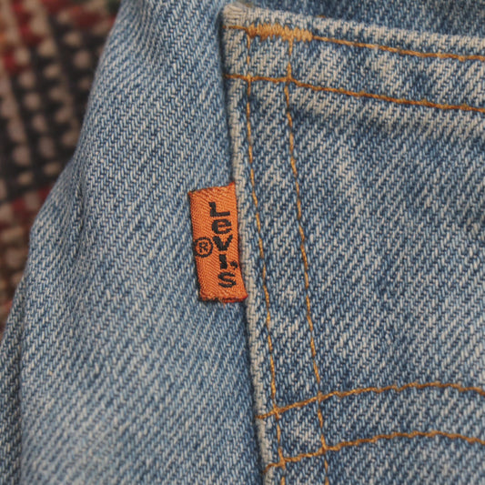 Levi's Orange Tab W32 L30 Straight Leg Blue Denim Jeans