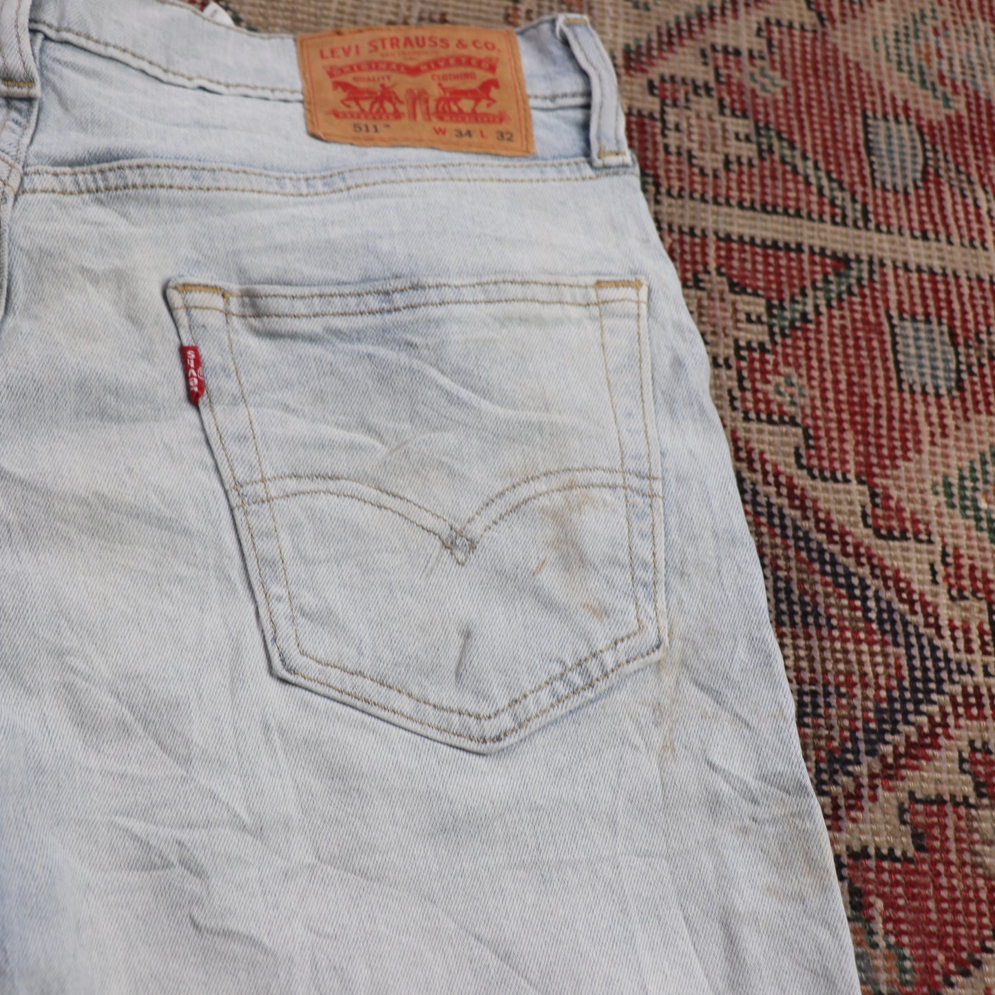 Levi's 541 W36 L28 Tapered Leg Blue Denim Jeans