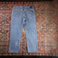 Lee W38 L28 Straight Leg Regular Fit Blue Denim Jeans