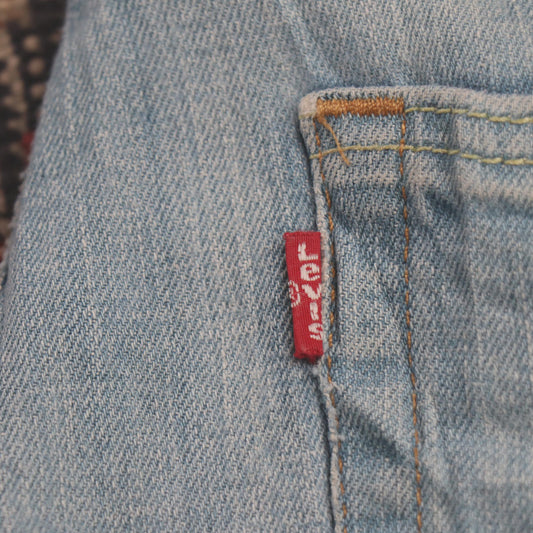 Levi's W30 L29 Straight Leg Blue Denim Jeans