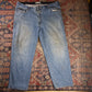 Lee W46 L29 Loose Fit Blue Denim Jeans
