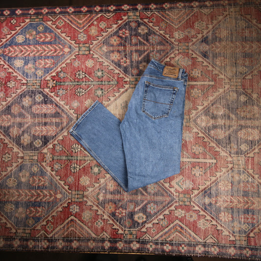 Levi's Signature W32 L28 Straight Leg Regular Fit Blue Denim Jeans