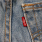 Levi's 550 Red Tab W24 L24 Tapered Leg Relaxed Fit Blue Denim Jeans