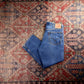 Levi's 505 Red Tab W34 L28 Straight Leg Regular Fit Blue Denim Jeans