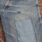 Wrangler W36 L29 Straight Leg Relaxed Fit Blue Denim Jeans