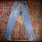 Wrangler W30 L34 Straight Leg Relaxed Fit Blue Denim Jeans