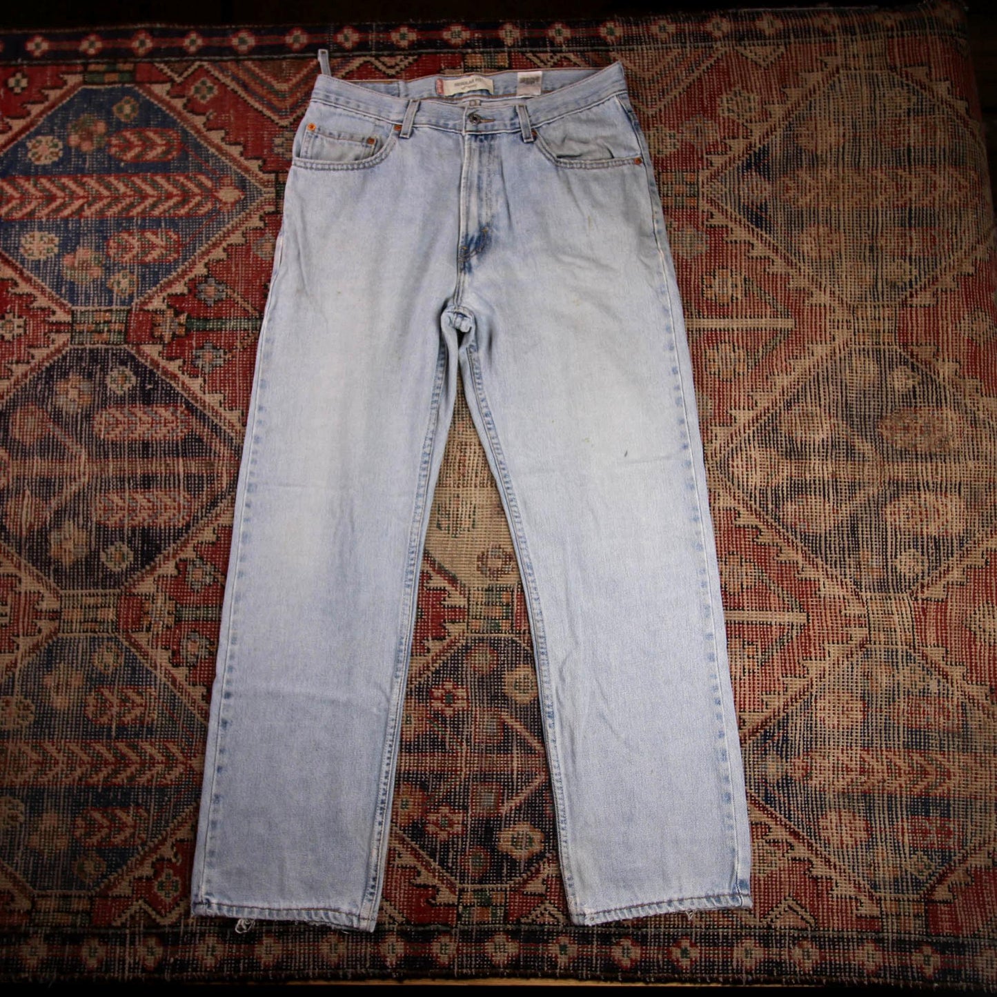Levi's 505 W32 L29 Straight Leg Regular Fit Blue Denim Jeans