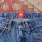 Wrangler W30 L30 Straight Leg Relaxed Fit Blue Denim Jeans