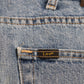 Lee W36 L29 Straight Leg Loose Fit Classic Ripped Style Blue Denim Jeans