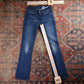 Levi's 711 Red Tab W26 L31 Bootcut Mid-Rise Blue Denim Jeans