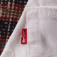 Levi's Red Tab W26 L27 Straight Leg White Denim Jeans