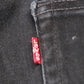 Levi's Red Tab W30 L31 Slim Straight Leg Jeans Black Denim Jeans