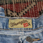 Wrangler W34 L35 Straight Leg Relaxed Fit Blue Denim Jeans