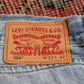 Levi's 504 W32 L31 Straight Leg Regular Fit Classic Ripped Style Blue Denim Jean