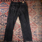 Lee W34 L30 Straight Leg Regular Fit Black Denim Jeans