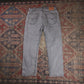 Levi's 505 W34 L27 Straight Leg Regular Fit Grey Denim Jeans