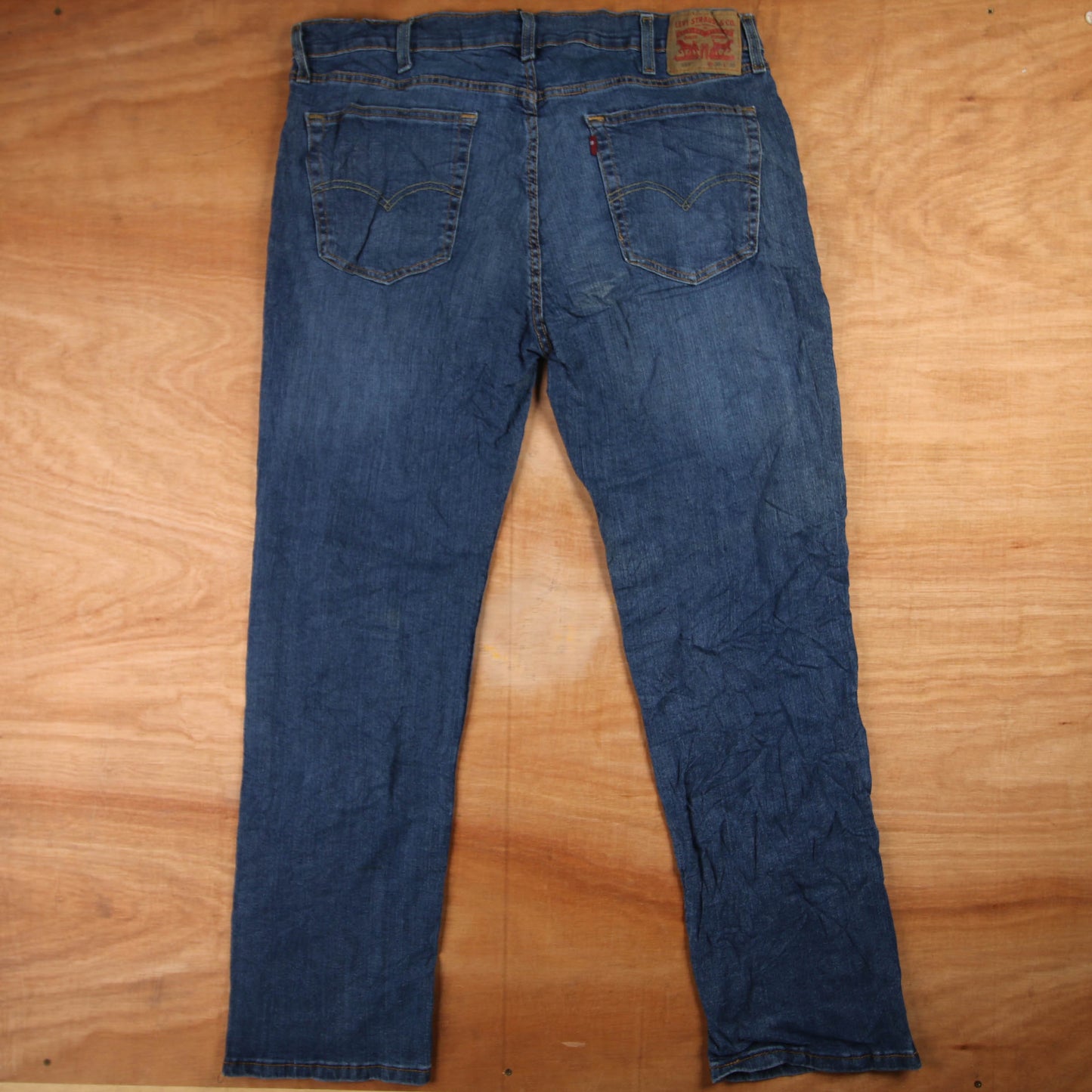Levi's 559 Red Tab W40 L31 Straight Leg Relaxed Fit Blue Denim Jeans