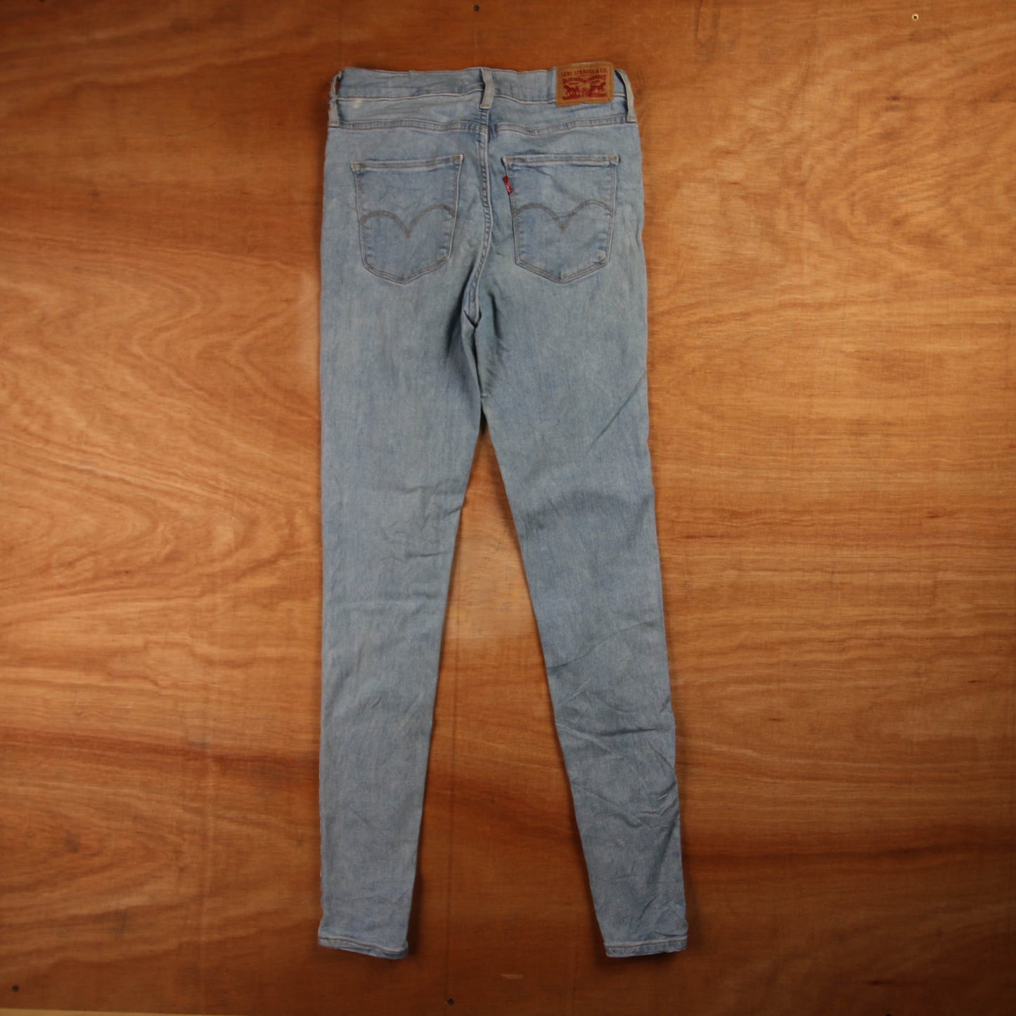Levi's 720 Red Tab W26 L29 Super Skinny Blue Denim Jeans