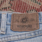 Wrangler W36 L32 Straight Leg Loose Fit Blue Denim Jeans