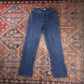 Lee W28 L27 Straight Leg Regular Fit Blue Denim Jeans