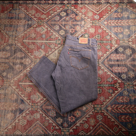 Levi's 501 W42 L29 Original Fit Grey Denim Jeans