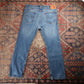 Levi's 513 W36 L28 Straight Leg Slim Fit Blue Denim Jeans