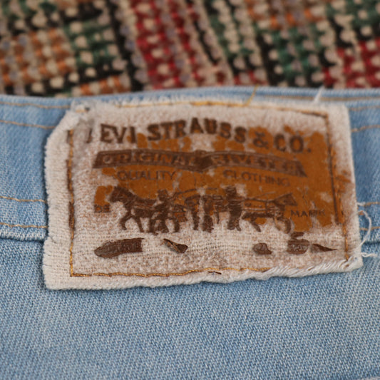 Levi's W38 L28 Straight Leg Blue Denim Jeans