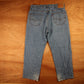 Levi's 550 Red Tab W38 L28 Tapered Leg Relaxed Fit Blue Denim Jeans