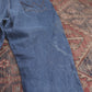 Wrangler W38 L30 Straight Leg Relaxed Fit Blue Denim Jeans