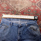 Wrangler W38 L30 Straight Leg Blue Denim Jeans