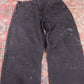Levi's 521 W30 L28 Straight Leg Black Denim Jeans