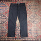 Dickies W36 L29 Straight Leg Black Cotton Blend Trousers