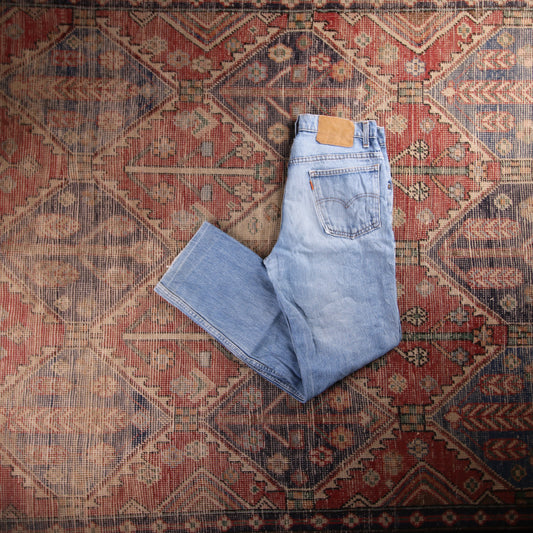 Levi's Orange Tab W30 L29 Straight Blue Denim Jeans
