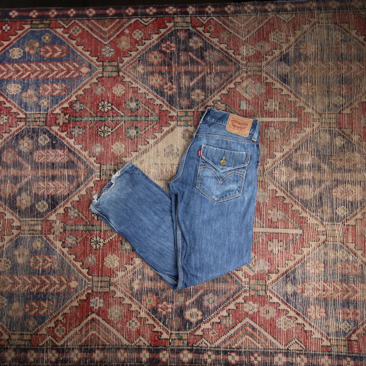 Levi's 514 W30 L27 Straight Leg Blue Denim Jeans