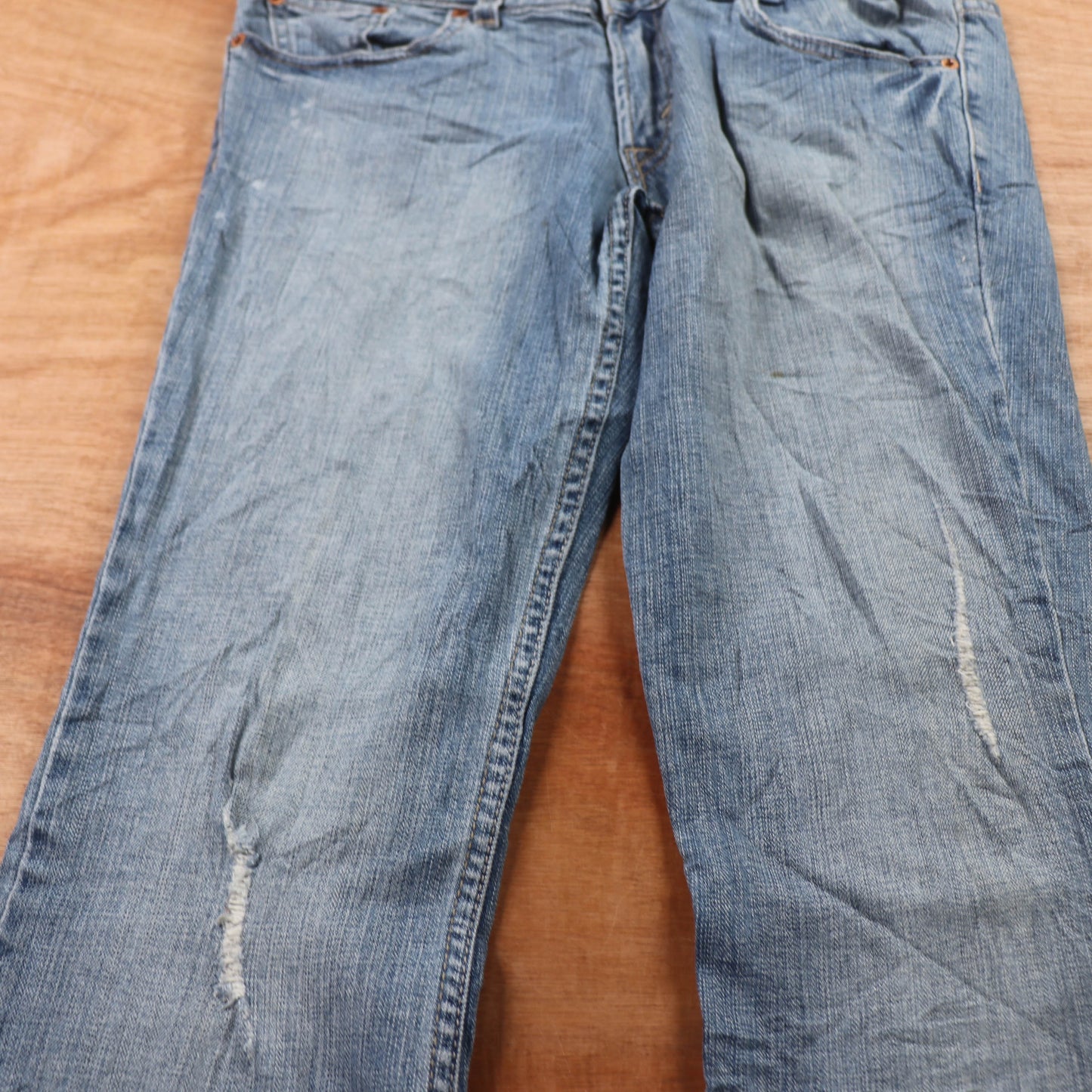 Levi's 524 Red Tab W32 L27 Bootcut Blue Denim Jeans